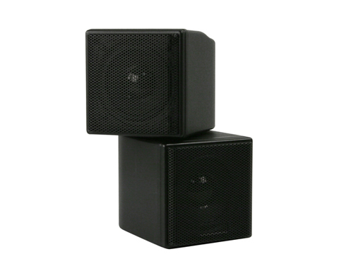 JA Audio Mini Cube Surround Sound Speakers - Black (Single) - Click Image to Close