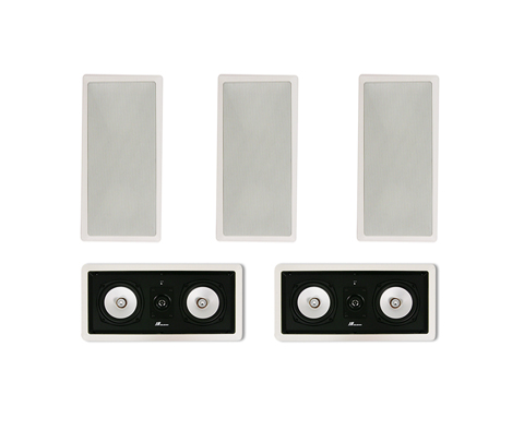 JA Audio - 5 1/4" IN-WALL LCR Center Channel Loudspeaker - Click Image to Close