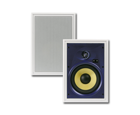 JA Audio - 8" 2-way Extreme In-Wall Fiberglass Speaker 150 Watts - Click Image to Close